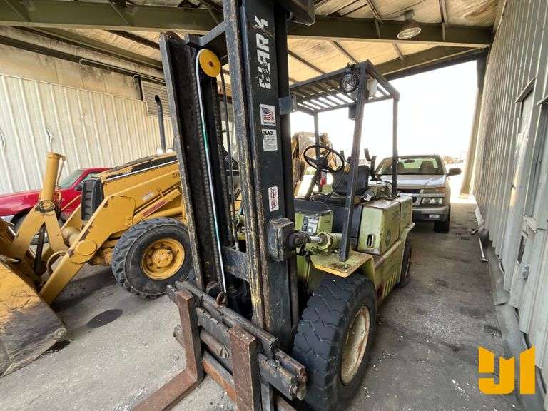 CLARK C500 YS80 7325 LB CUSHION TIRE FORKLIFT SN: Y68501286396