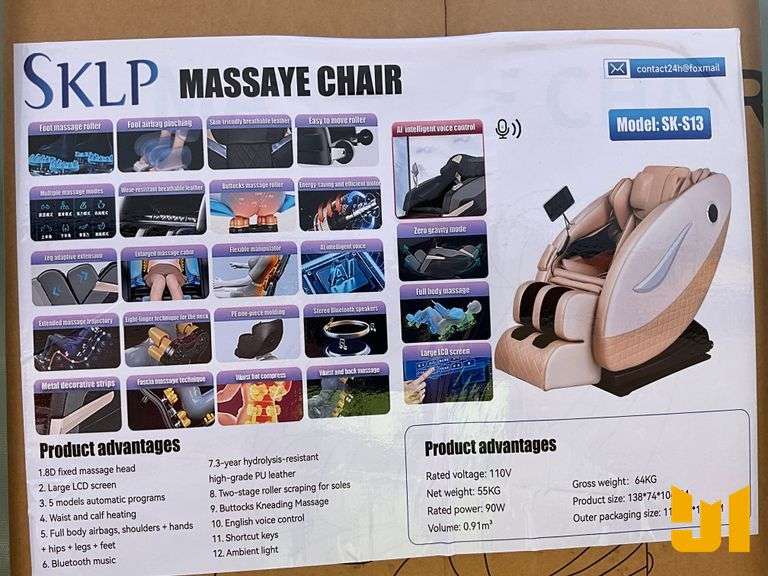 SKLP SK-S13 MASSAGE CHAIR