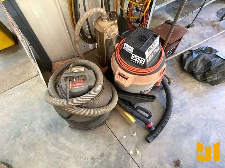 QTY OF (3) SHOP VACS