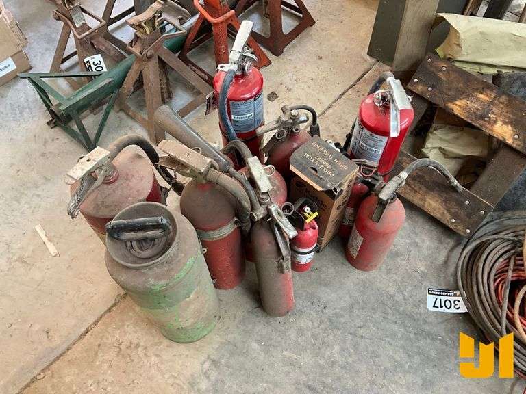 QTY OF (14) FIRE EXTINGUISHERS