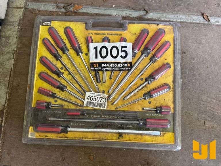 UNUSED 20PC PROFFESSIONAL SERIES TYPE SCREWDRIVER SET