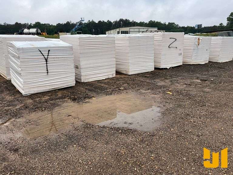 LOT (12) STACKS OF VARIOUS SIZE INSULATION BOARD