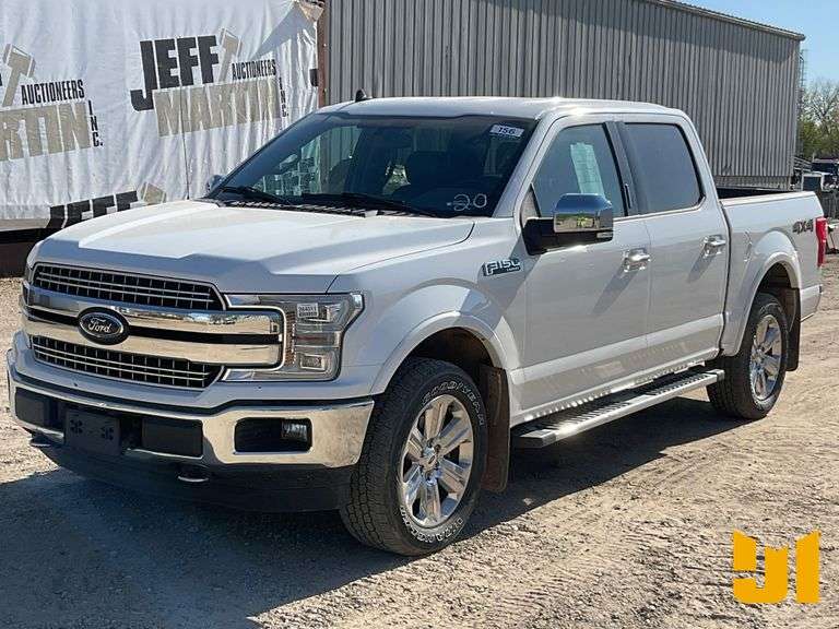 2020 FORD F-150 LARIAT CREW CAB 4X4 PICKUP VIN: 1FTEW1E47LFA87502