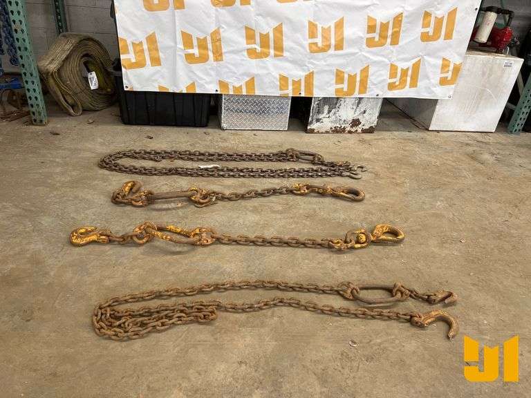 QTY (2) 1/2” SPREADER CHAINS, QTY (2) 3/8”CHAIN