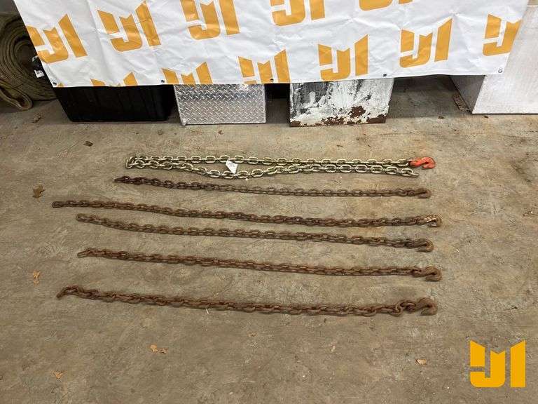 QTY (5) 3/8” CHAIN, QTY (1) 1/2”CHAIN