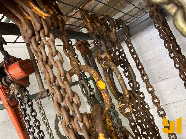 SPREADER CHAINS QTY (2) SINGLE3/8”, (1) DOUBLE SPREADER CHAIN 3/8”,