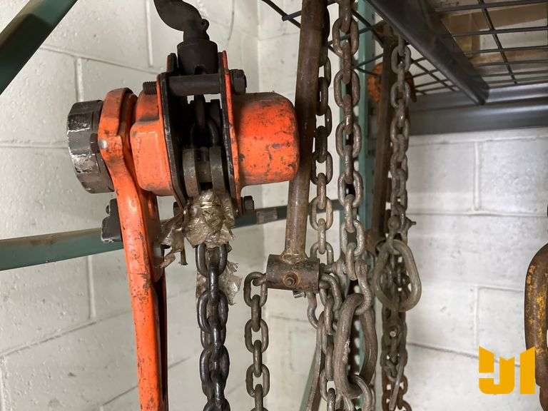 1 1/2 TON CHAIN FALL, MISC CHAINS
