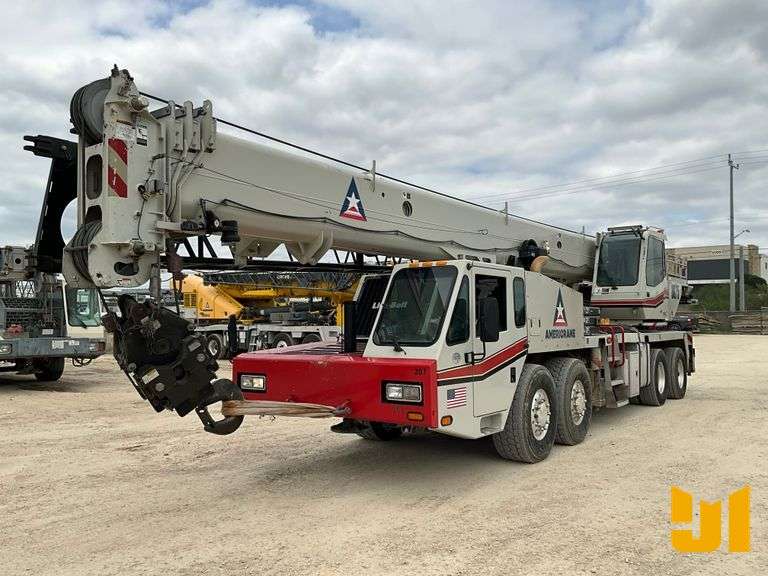 2021 LINK-BELT  HTC-8675  SN: P9L1-6676 75 TRUCK CRANE