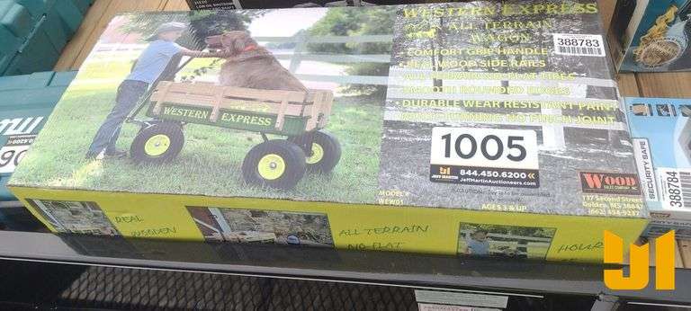 WAGON- CHILDRENS ALL TERRAIN FARM WAGON - GREEN