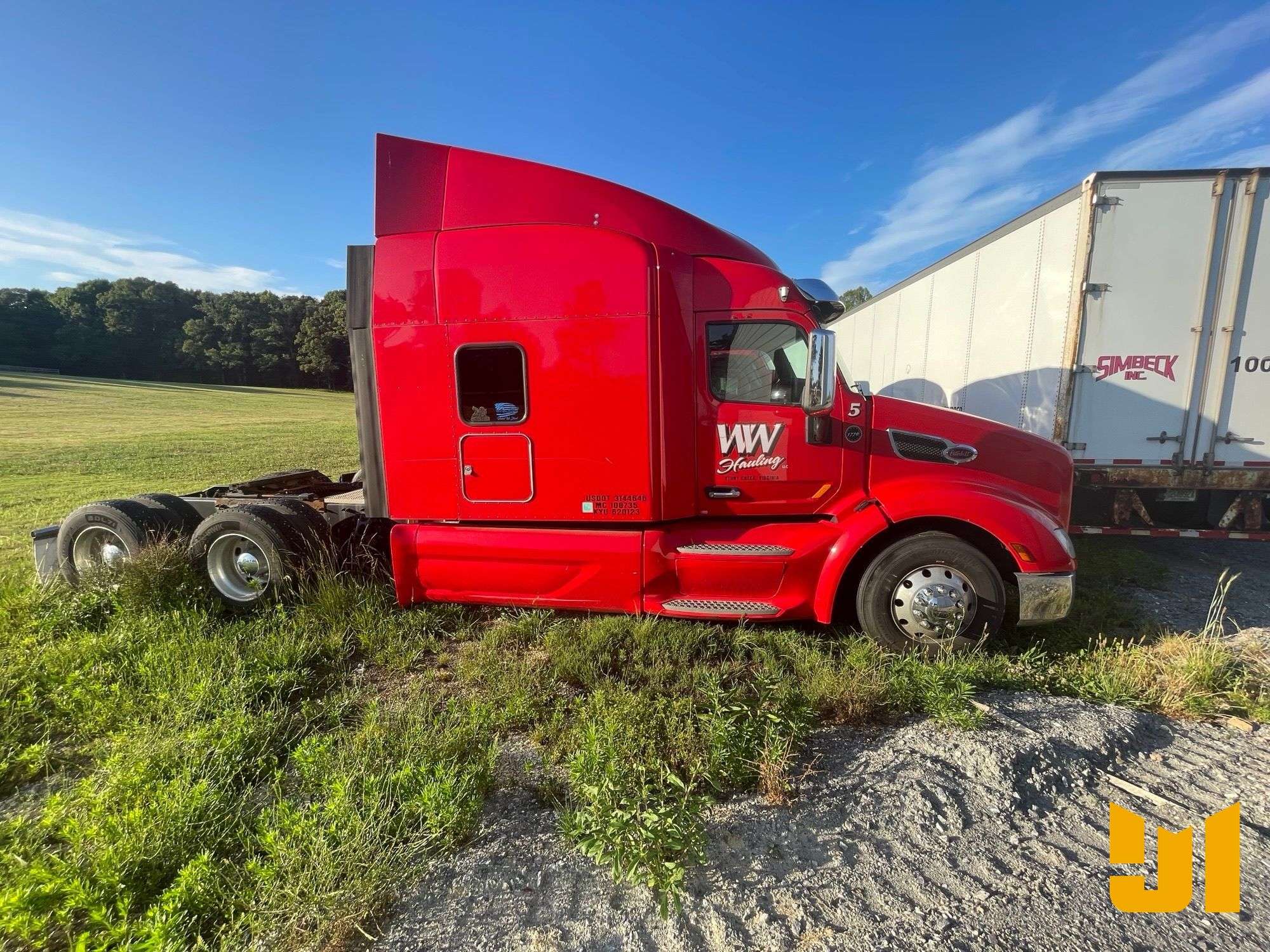 2019 PETERBILT 579 TANDEM AXLE TRUCK TRACTOR VIN