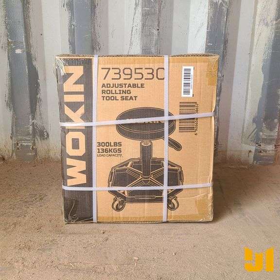 UNUSED WOKIN ADJUSTABLE ROLLING TOOL SEAT