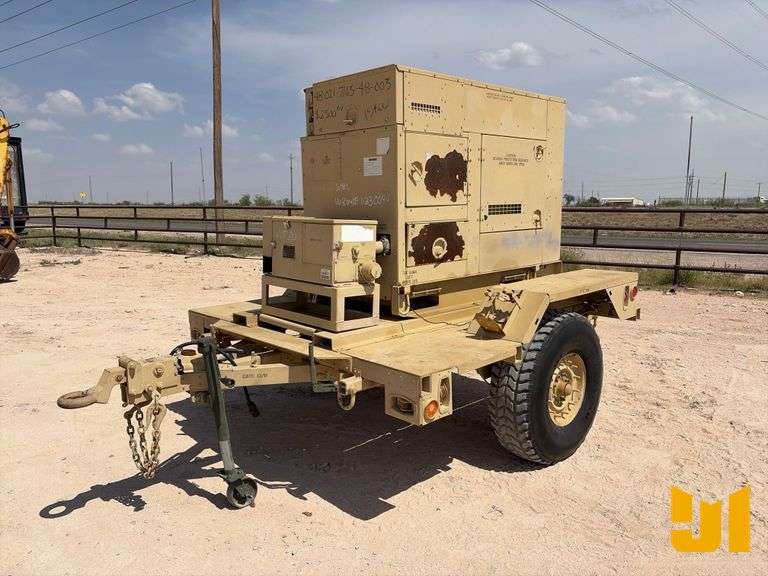 2006 U.S. DEPARTMENT OF DEFENSE MEP-804A 15KW TRAILER MOUNTED GENERATOR SN: FZ 59909