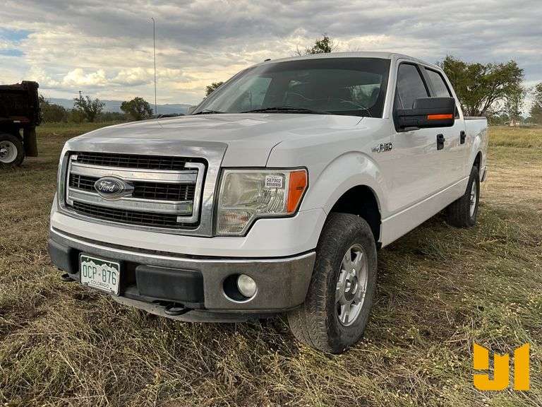 2014 FORD F-150 XLT CREW CAB 4X4 PICKUP VIN: 1FTFW1EF9EFA95707