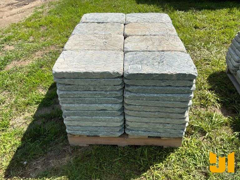 PALLET OF 12”X18”X2” TUMBLED PAVERS