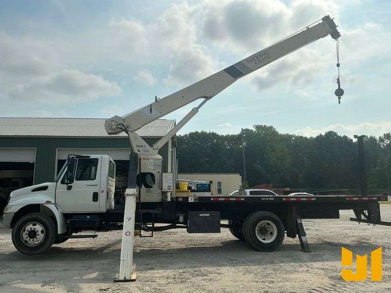 2009 NATIONAL 500E2 BOOM SN: 295138 MOUNTED ON 2009 INTERNATIONAL MA065 STRAIGHT BOOM TRUCK VIN: 1HT