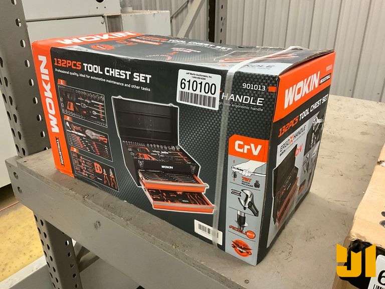 UNUSED WOKIN 132 PIECE TOOL CHEST SET