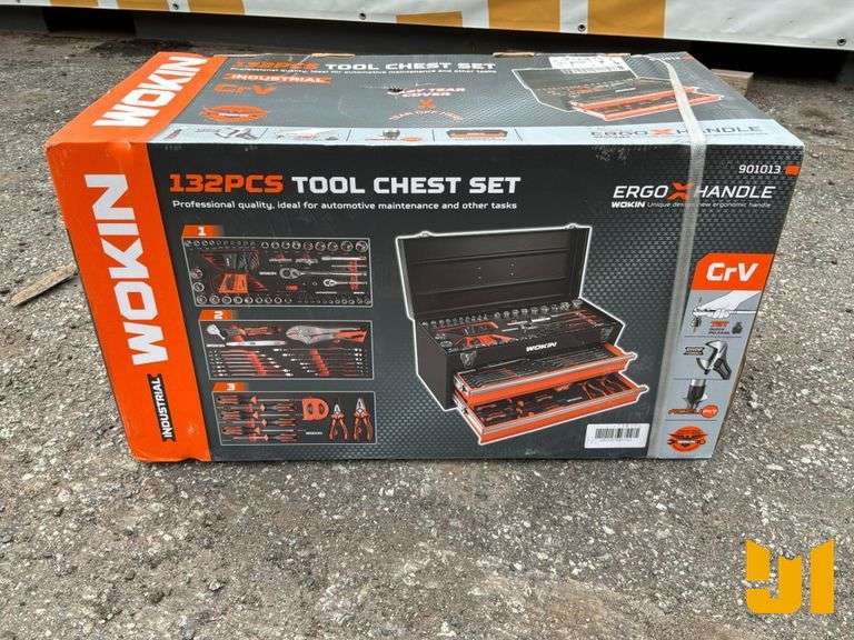 UNUSED WOKIN 132 PC TOOL CHEST SET