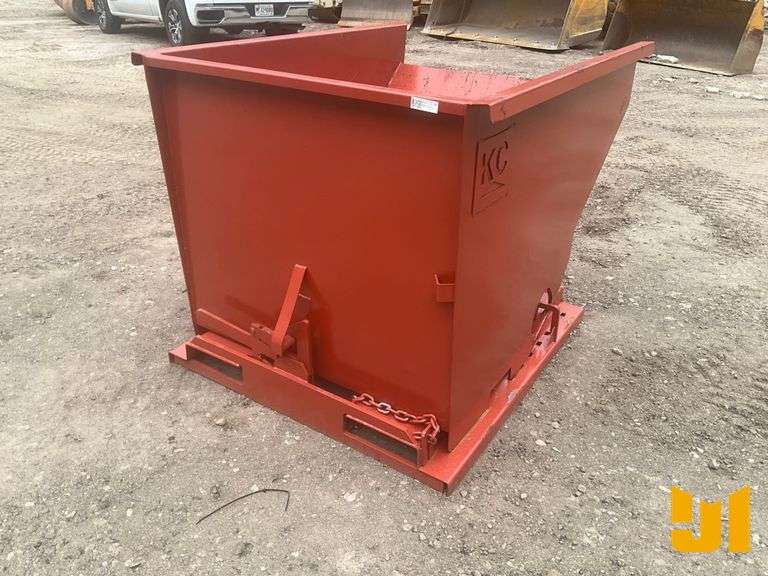 UNUSED KC STANDARD DUTY 2 CY CAPACITY DUMPING HOPPER