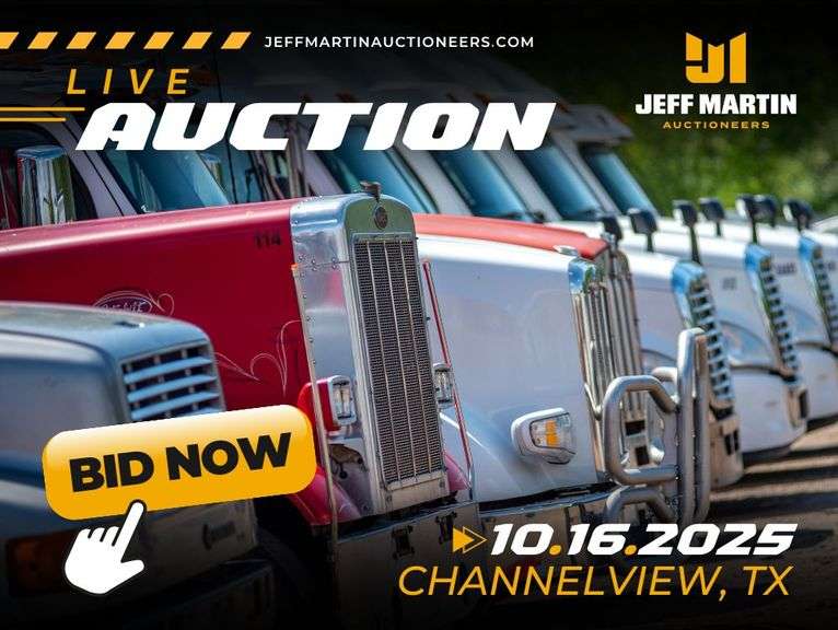 GRIFFITH TRUCK & EQUIPMENT RETIREMENT PUBLIC AUCTION - OCTOBER 16TH @ 9:00 AM CT