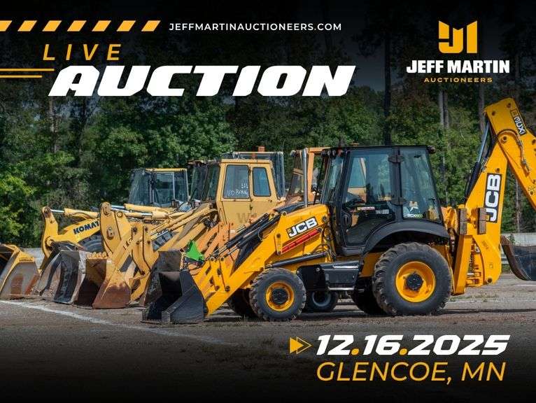 UPPER MIDWEST WINTER CONSTRUCTION EQUIPMENT & TRUCK PUBLIC AUCTION DECEMBER 16TH @ 9 AM CT