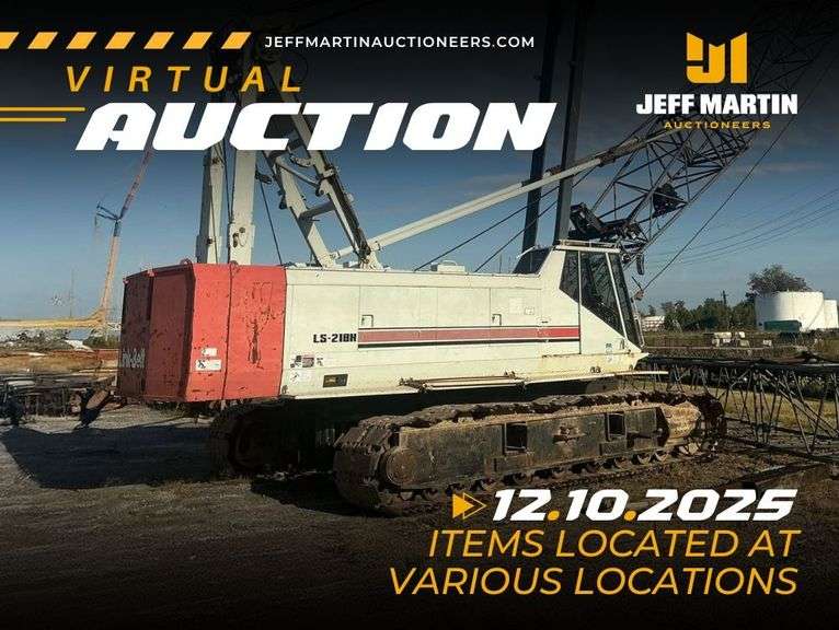 VIRTUAL CRANE, HEAVY TRANSPORT, & SUPPORT EQUIP AUCTION - DECEMBER 10TH @ 10 AM CT