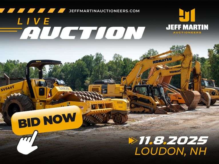 NORTHEAST US LIVE & ONLINE PUBLIC AUCTION - NOVEMBER 8TH @ 9AM ET