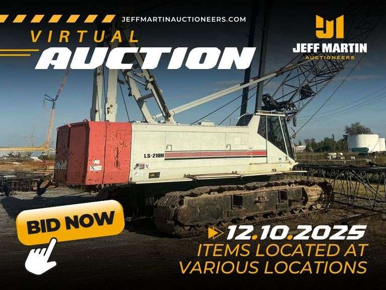 VIRTUAL CRANE, HEAVY TRANSPORT, & SUPPORT EQUIP AUCTION - DECEMBER 10TH @ 10 AM CT