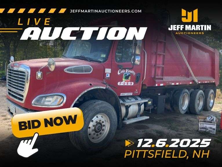 ONE OWNER COMPLETE LIQUIDATION & ONSITE REAL ESTATE AUCTION- PITTSFIELD, NH- DECEMBER 6TH @9AM ET