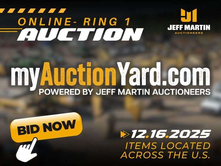 AG EQUIPMENT, CONSTRUCTION EQUIPMENT, TRUCKS, TRAILERS- BEGINS CLOSING DECEMBER 16TH AT 10AM CT