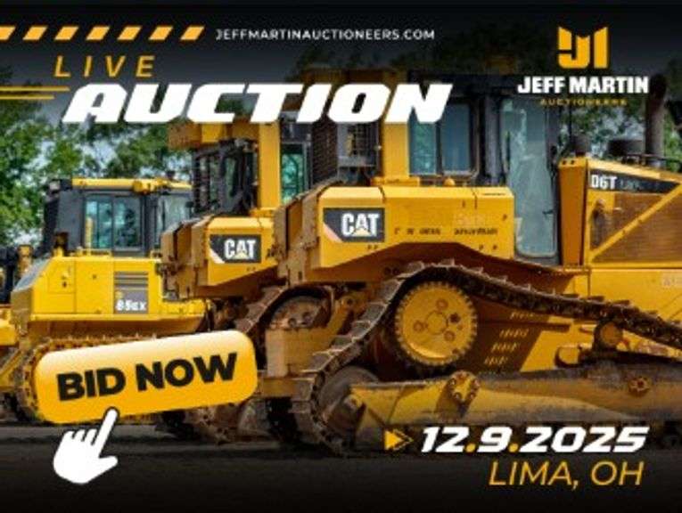 NORTHWEST OHIO AG & CONST EQUIPMENT AUCTION - DECEMBER 9TH @ 9AM ET