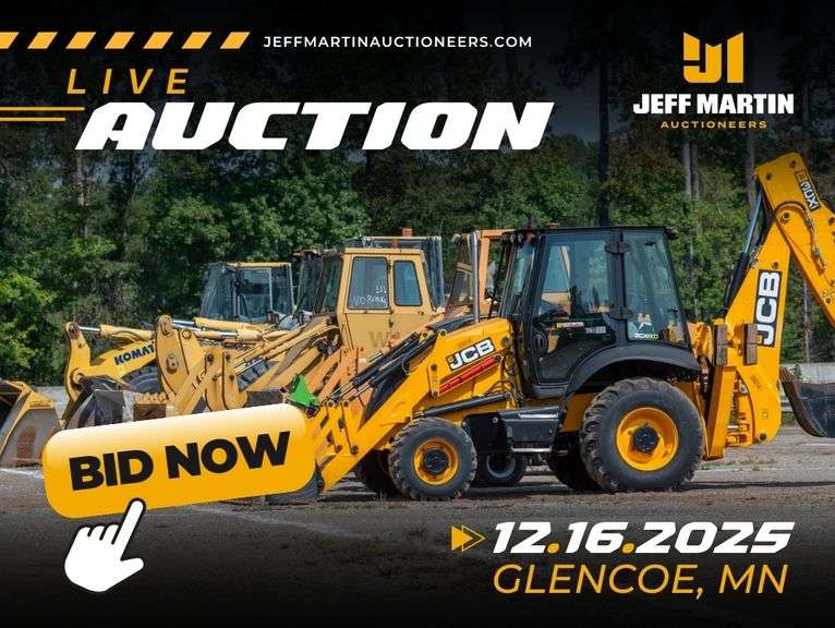 UPPER MIDWEST WINTER CONSTRUCTION EQUIPMENT & TRUCK PUBLIC AUCTION DECEMBER 16TH @ 9 AM CT