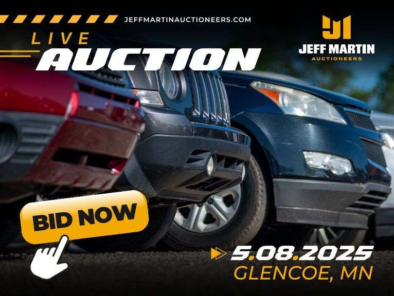 UPPER MIDWEST AUTOMOBILE AUCTION - MAY 8TH @ 5:30 PM CT