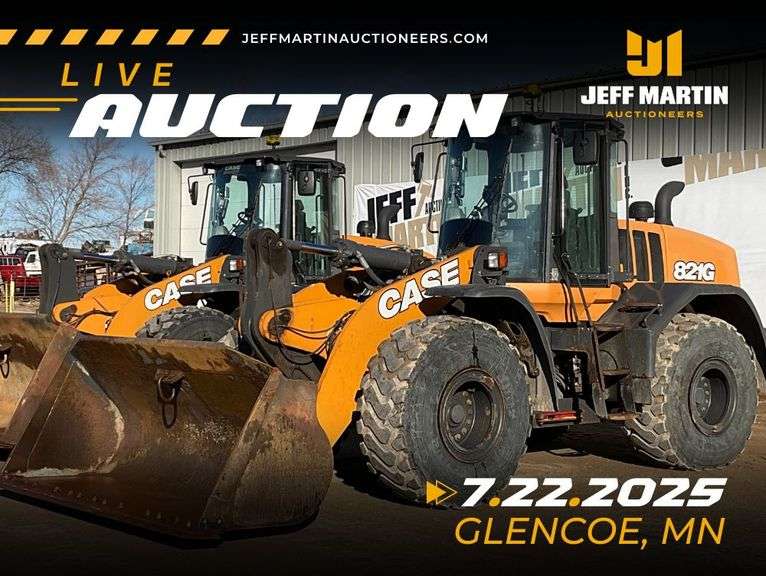 UPPER MIDWEST SUMMER CONSTRUCTION & TRANSPORTATION PUBLIC AUCTION - JULY 22ND @9AM CT
