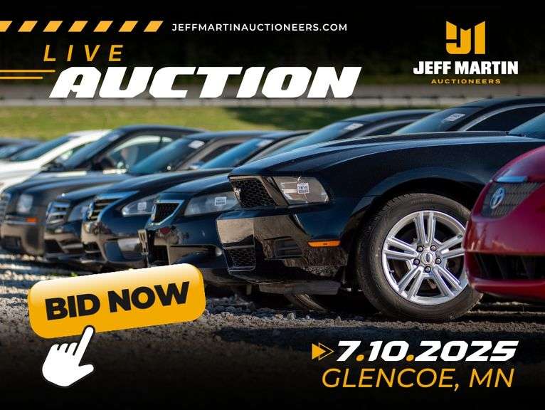 UPPER MIDWEST AUTOMOBILE AUCTION- JULY 10TH @ 5:30 PM CT