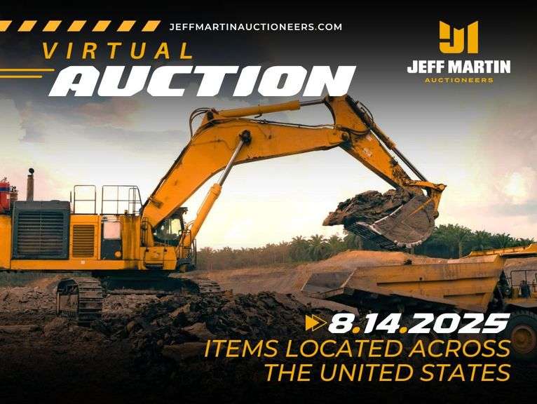 VIRTUAL MINING, HEAVY EQUIPMENT & SUPPORT EQUIPMENT AUCTION- AUGUST 14TH @ 10AM CT
