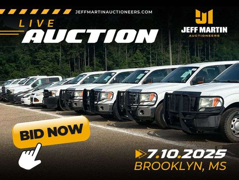 SOUTH MISSISSIPPI AUTO AUCTION FEATURING VEHICLES, BOATS, MOTORCYCLES, RV’S - JULY 10TH @ 6PM CT