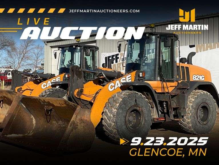 UPPER MIDWEST FALL CONSTRUCTION AND TRANSPORTATION PUBLIC AUCTION SEPTEMBER 23RD 2025 @ 9 AM