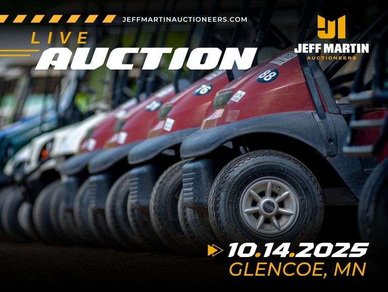 UPPER MIDWEST FALL COMMERCIAL TURF, GOLF COURSE, LANDSCAPE, LAWNCARE AND SNOW REMOVAL PUBLIC AUCTION OCT 14TH @ 9AM CST