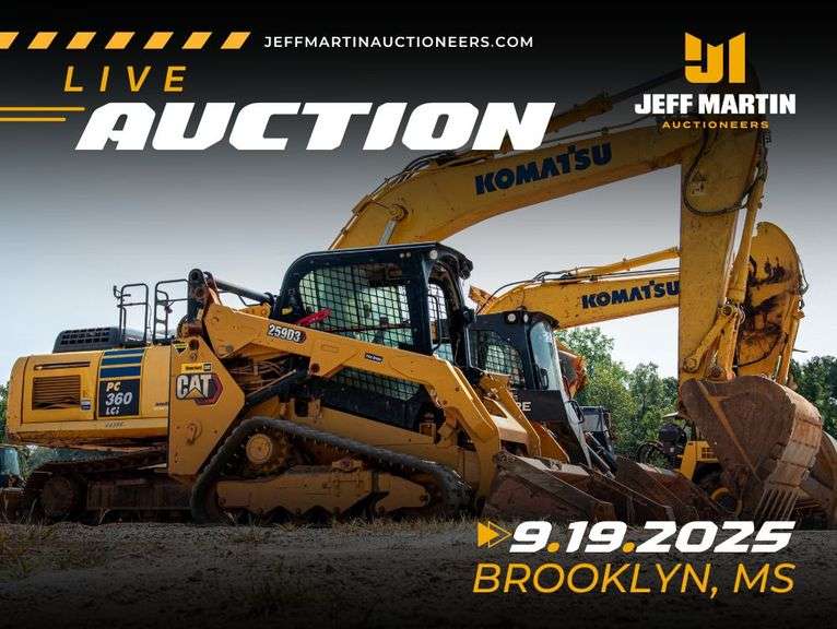 EARLY FALL CONSTRUCTION & TRANSPORTATION PUBLIC AUCTION- SEPTEMBER 19TH @ 9 AM CT