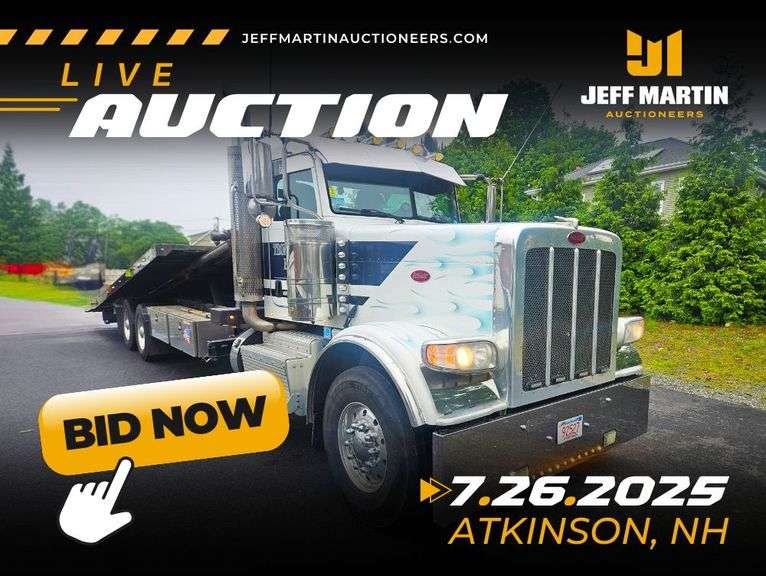 NORTHEAST US LIVE AND ONLINE CONSIGNMENT AUCTION - JULY 26TH @ 9AM ET