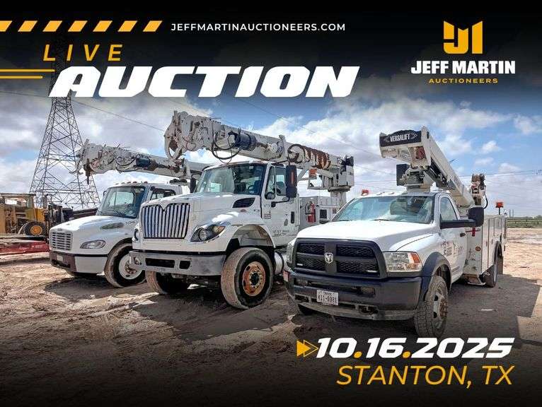 PERMIAN BASIN PUBLIC AUCTION - OCTOBER 16TH @ 9AM CT