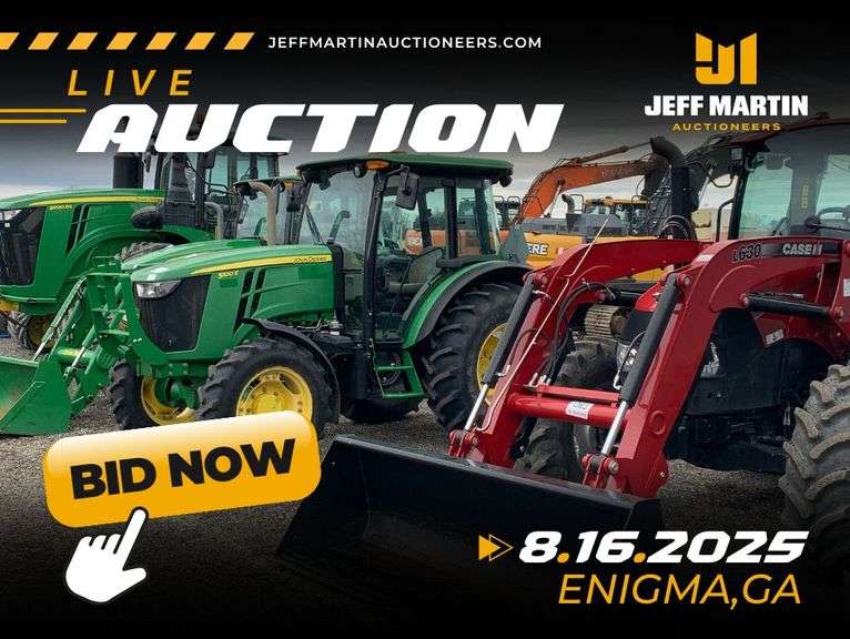SOUTH GEORGIA CONSIGNMENT AUCTION - AUGUST 16TH@ 9AM ET