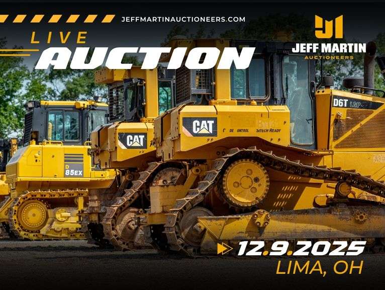 NORTHWEST OHIO AG & CONST EQUIPMENT AUCTION - DECEMBER 9TH @ 9AM ET