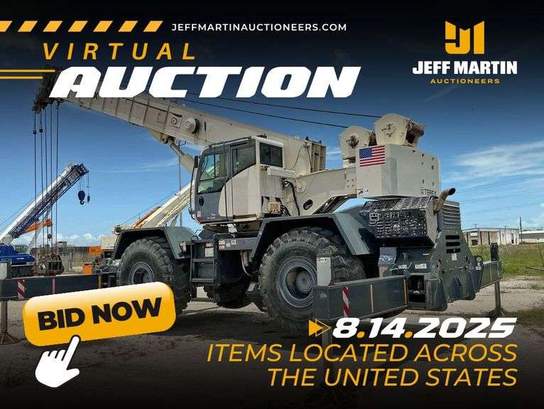 VIRTUAL CRANE, HEAVY TRANSPORT, & SUPPORT EQUIP AUCTION - AUGUST 14TH @ 1PM CT