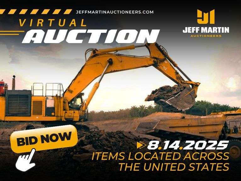 VIRTUAL MINING, HEAVY EQUIPMENT & SUPPORT EQUIPMENT AUCTION- AUGUST 14TH @ 10AM CT