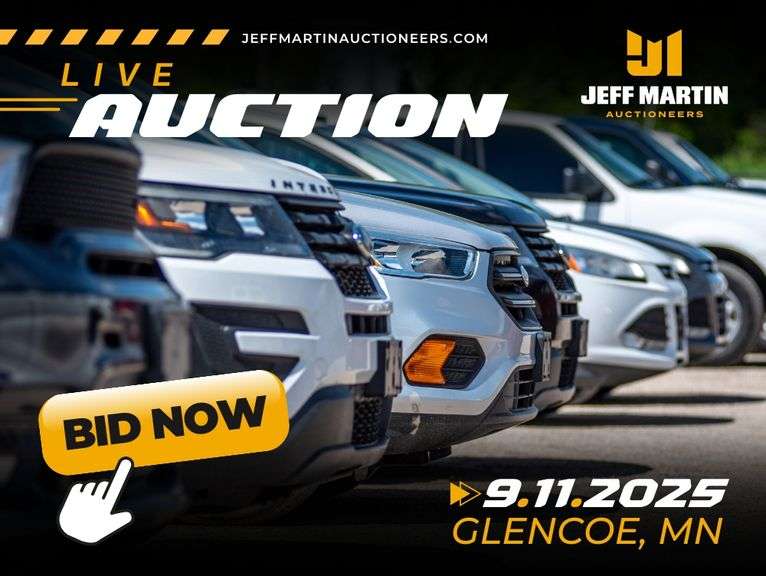 UPPER MIDWEST PUBLIC AUTOMOBILE AUCTION - SEPTEMBER 11TH @ 5:30PM  CT