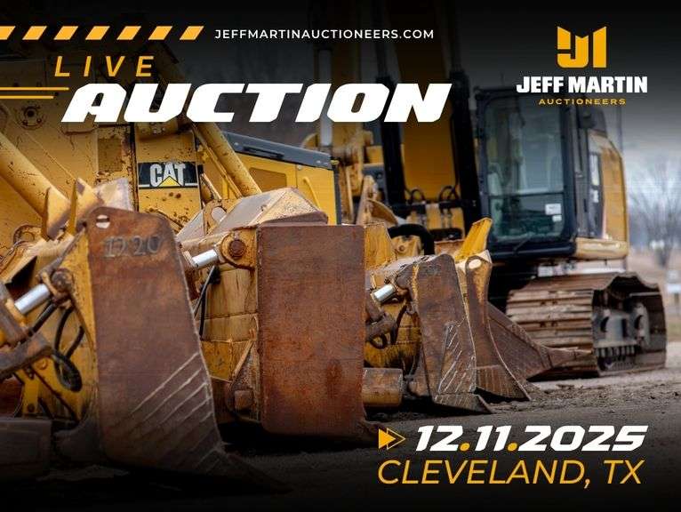 HOUSTON CONSTRUCTION EQUIPMENT AND TRUCK AUCTION - DECEMBER 11TH @ 9AM CT