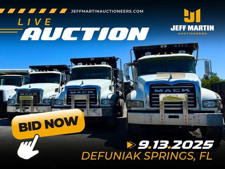 WALTON COUNTY, FLORIDA SURPLUS INVENTORY LIQUIDATION PUBLIC AUCTION SEPT. 13TH @ 9AM CT