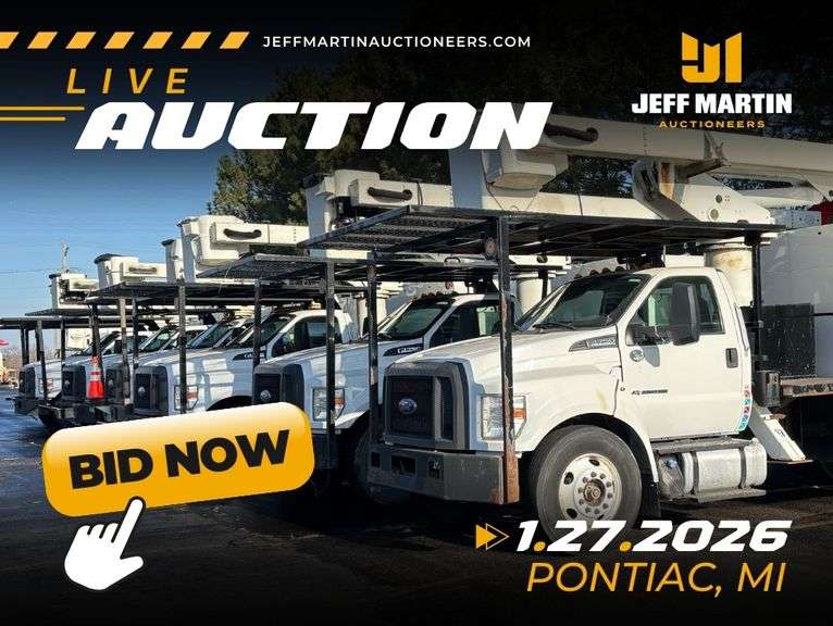 FLEET REDUCTION PUBLIC AUCTION - JANUARY 27TH @ 9AM ET