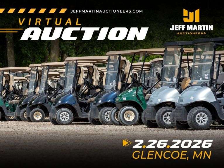 FLEET MAINTAINED GOLF CART INVENTORY REDUCTION VIRTUAL AUCTION - FEBRUARY 26TH @ 9 AM CT